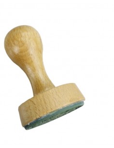 Tampon personnalisé savon...