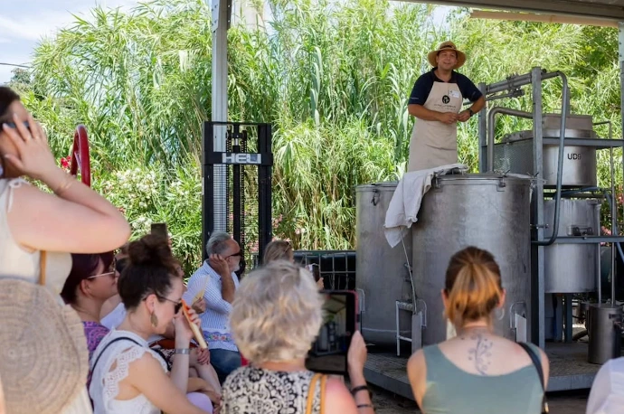 la distillation en visite guidée